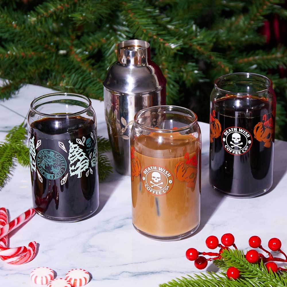 Snow Daze Soda Can Glass Set