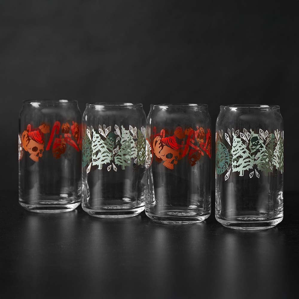Snow Daze Soda Can Glass Set